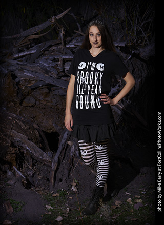 Megan Spooky Shoot
