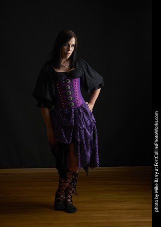 Corset model shoot