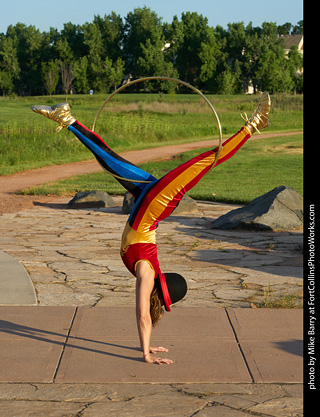 Circus photo shoot
