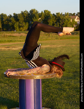 Circus photo shoot