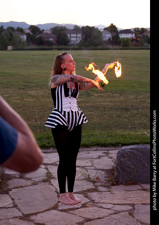 Circus photo shoot