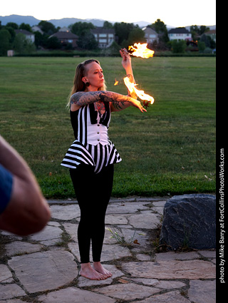 Circus photo shoot