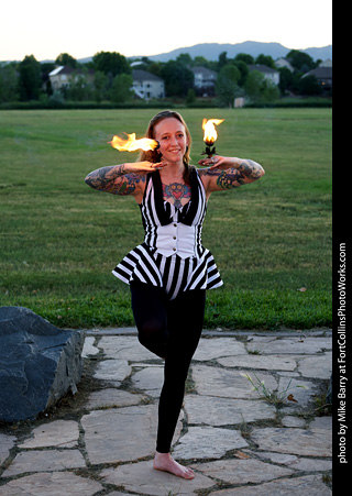 Circus photo shoot