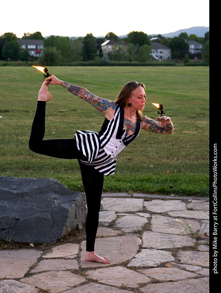 Circus photo shoot