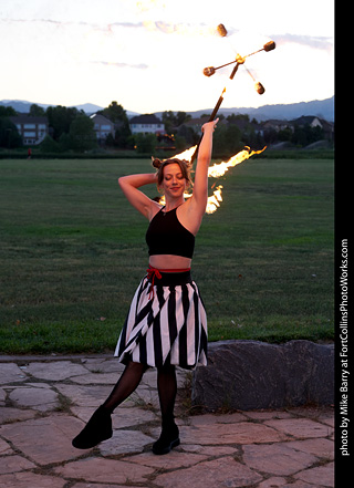 Circus photo shoot