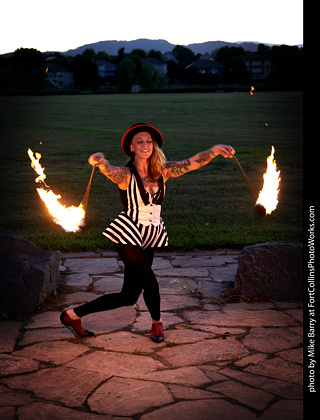 Circus photo shoot