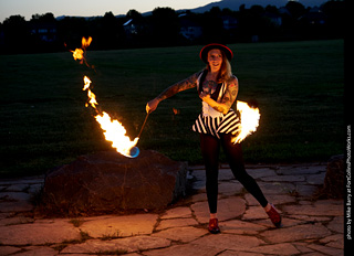 Circus photo shoot
