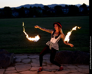 Circus photo shoot