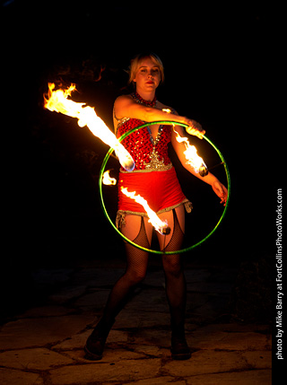 Circus photo shoot