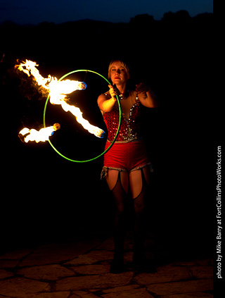 Circus photo shoot