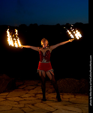Circus photo shoot