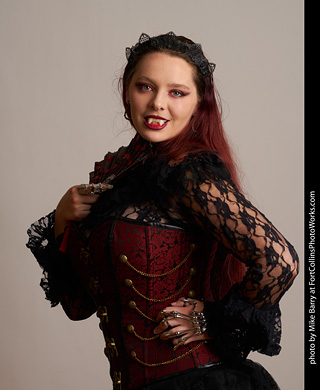 Brenna at the Halloween shoot
