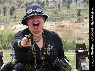 Vo at the Steampunk shoot