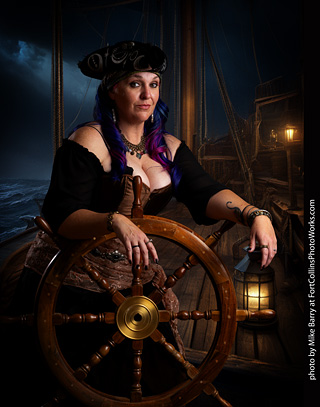 Jennifer dark pirate shoot