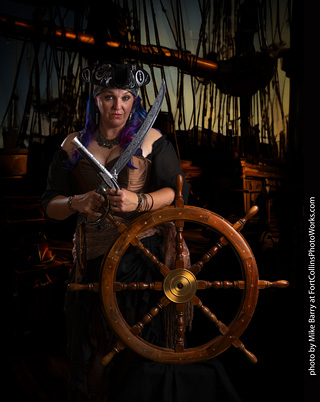 Jennifer dark pirate shoot