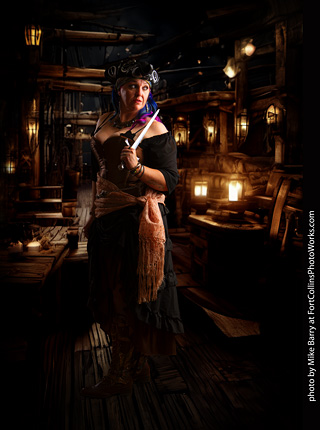 Jennifer dark pirate shoot