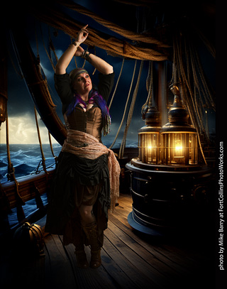 Jennifer dark pirate shoot