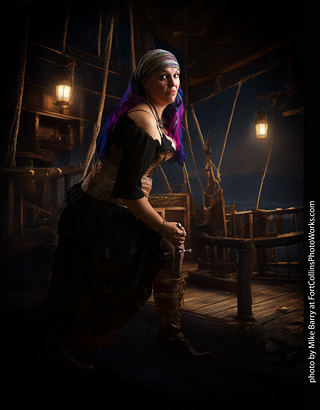 Jennifer dark pirate shoot