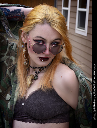 Thorn at the TLC Vintage Model Shoot